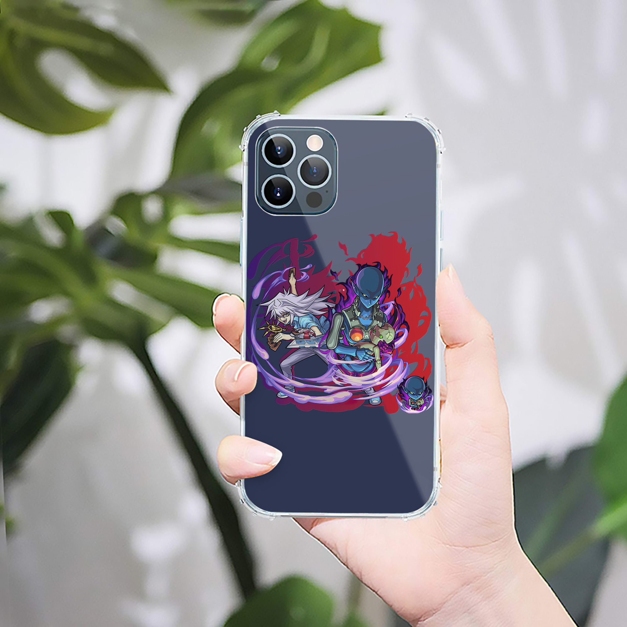 （画像用） 遊☆戯☆王 Yu-Gi-Oh! 【iPhone 12シリーズ対応】透明スマホケース（クリアソフトケース）